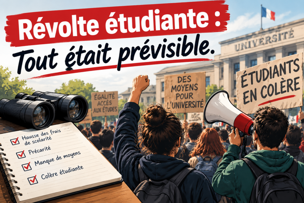 Révolte étudiante : Tout était prévisible. révolte étudiante tout était prévisible